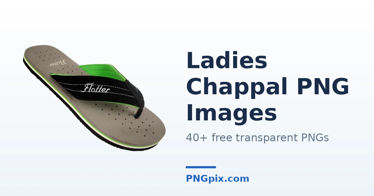 Ladies Chappal PNG images