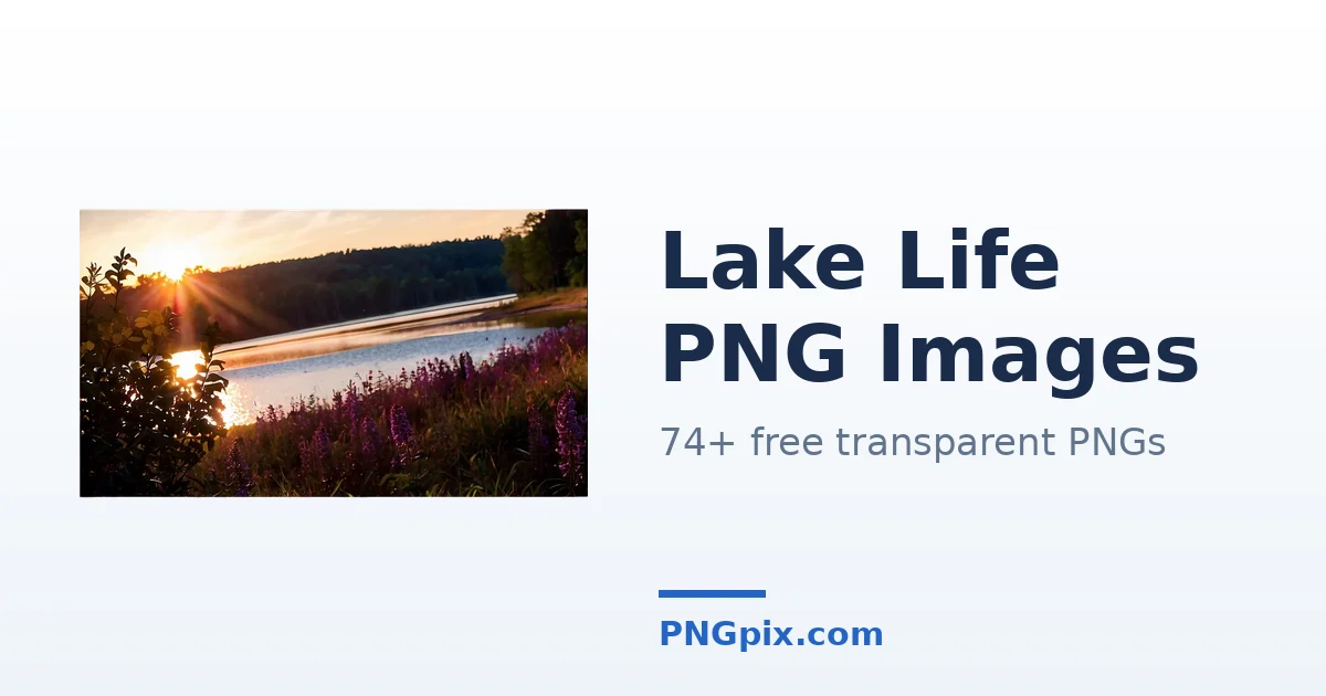 Lake Life PNG images