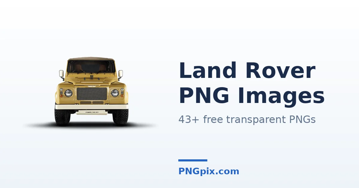 Land Rover PNG images