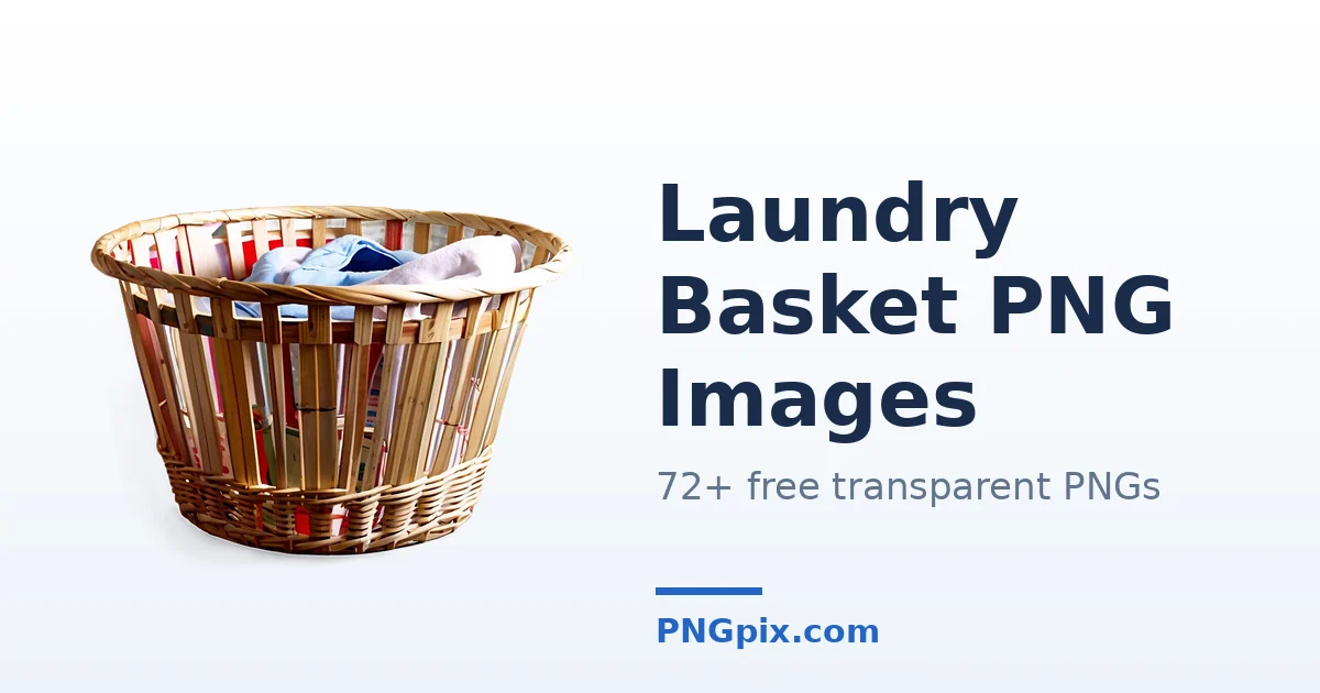 Laundry Basket PNG images