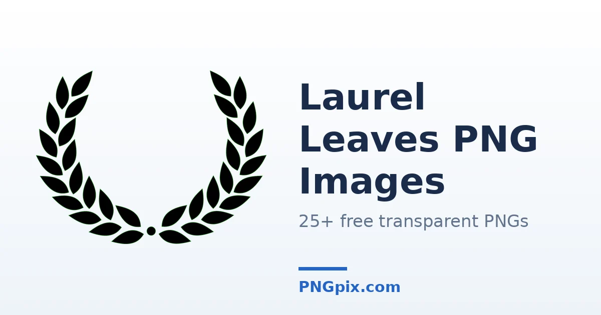 Laurel Leaves PNG images