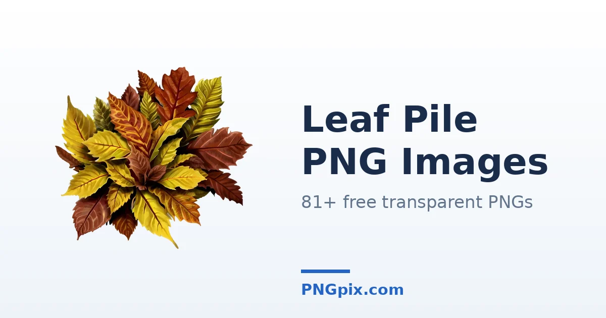 Leaf Pile PNG images