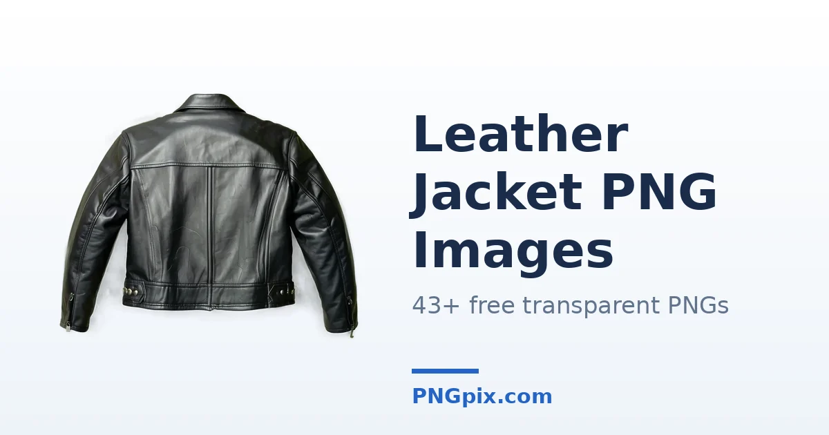 Leather Jacket PNG images
