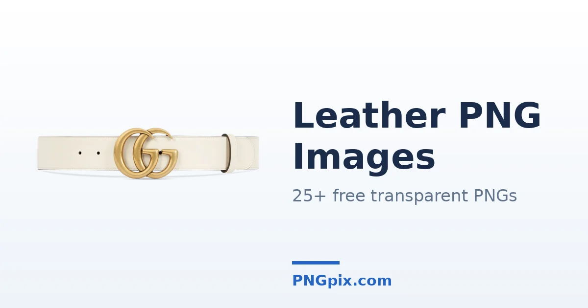 Leather PNG images