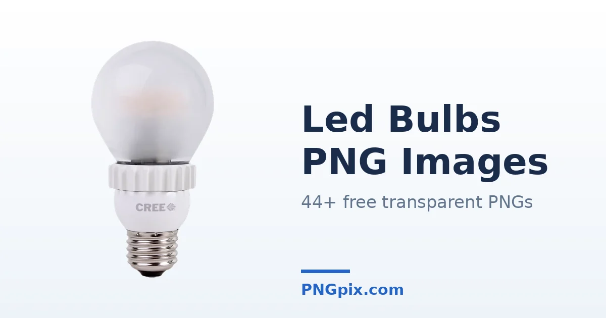 Led Bulbs PNG images