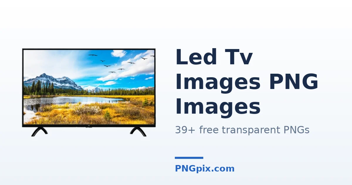 Led Tv Images PNG images