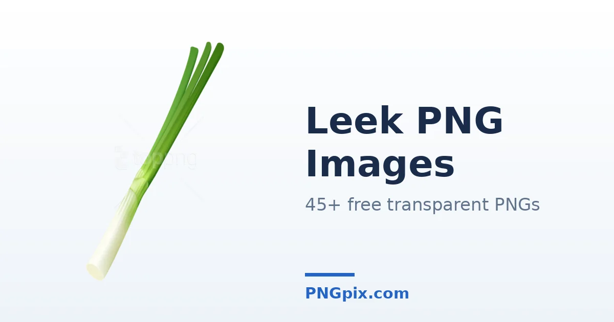 Leek PNG images