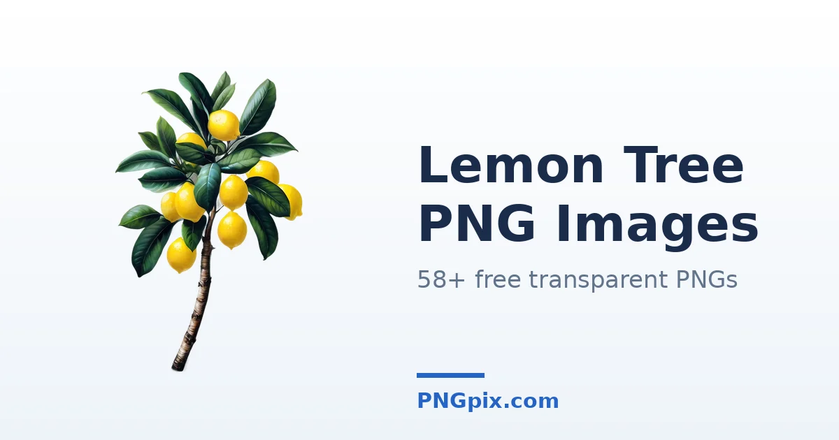 Lemon Tree PNG images