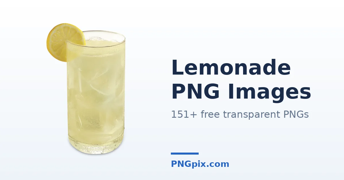 Lemonade PNG images
