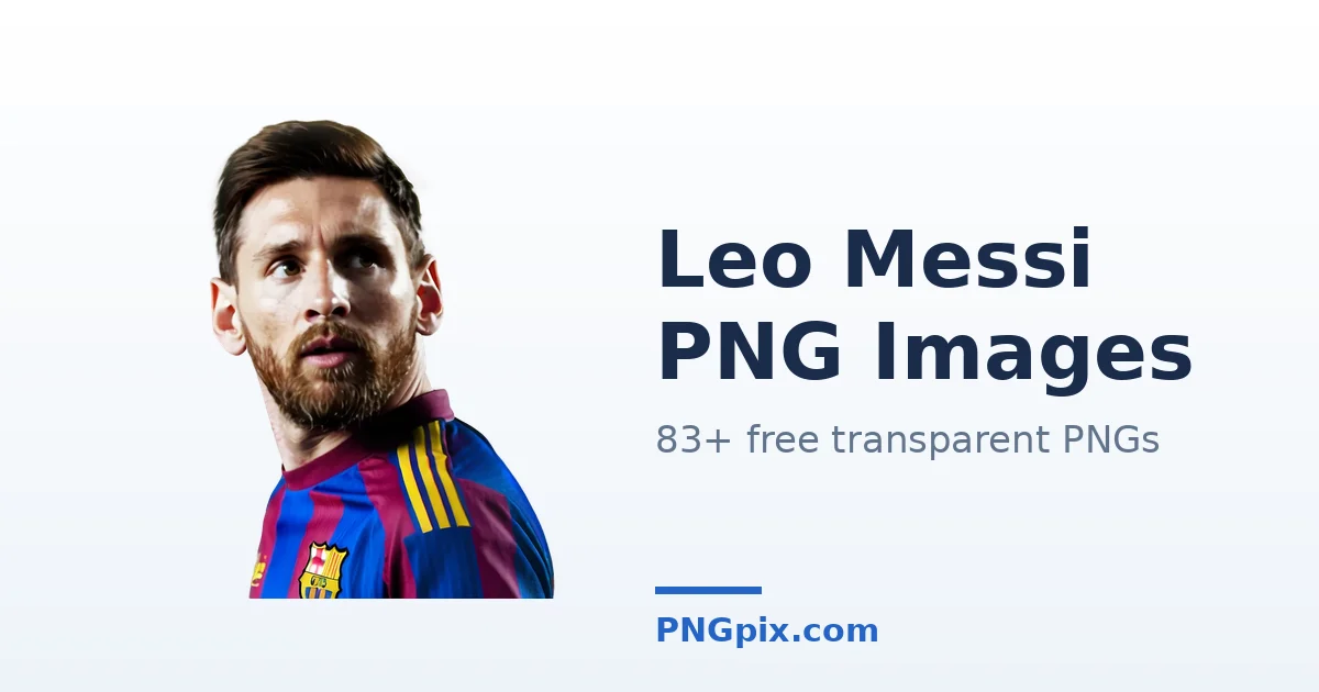 Leo Messi PNG images