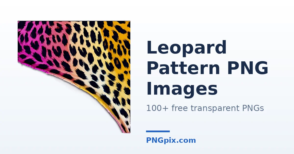 Leopard Pattern PNG images