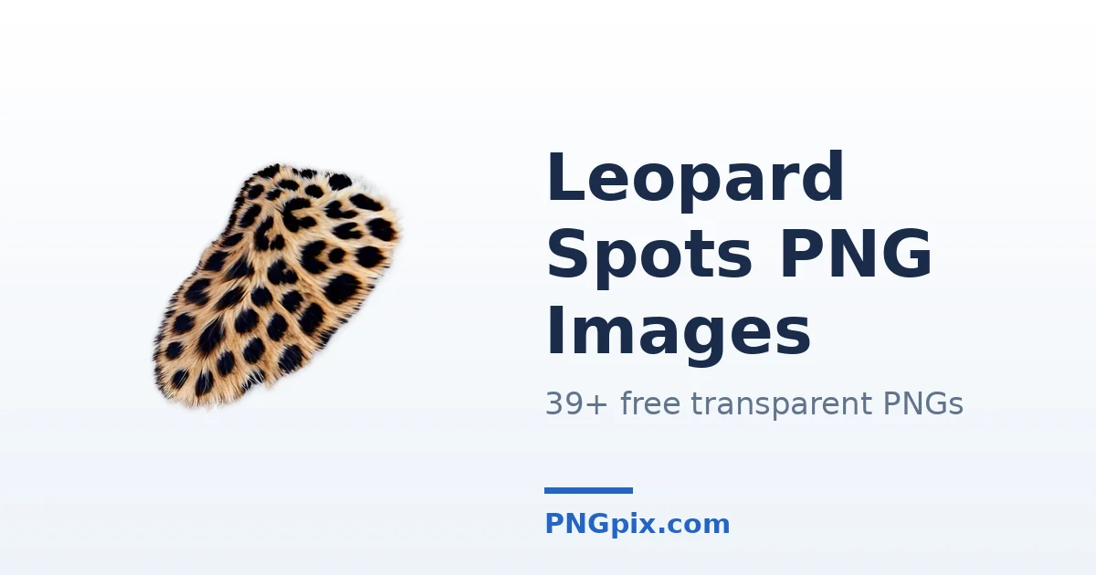 Leopard Spots PNG images