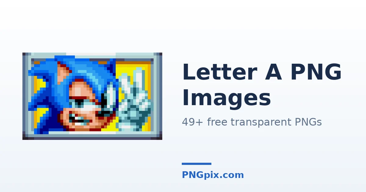 Letter A PNG images