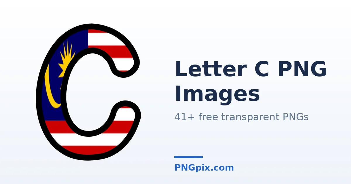Letter C PNG images