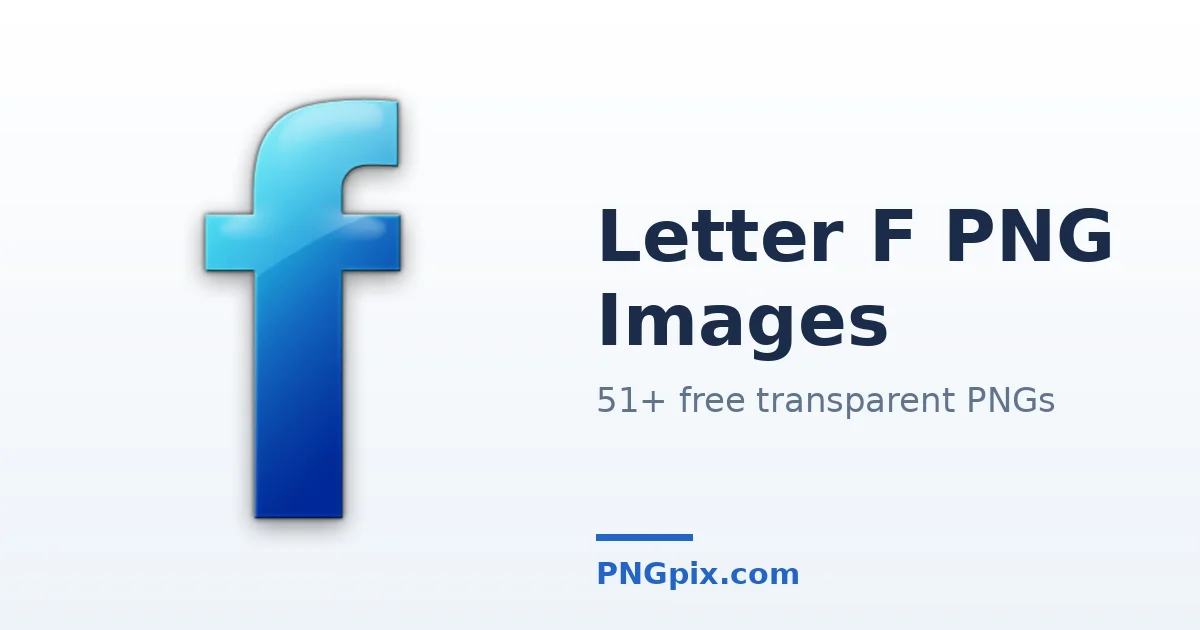 Letter F PNG images