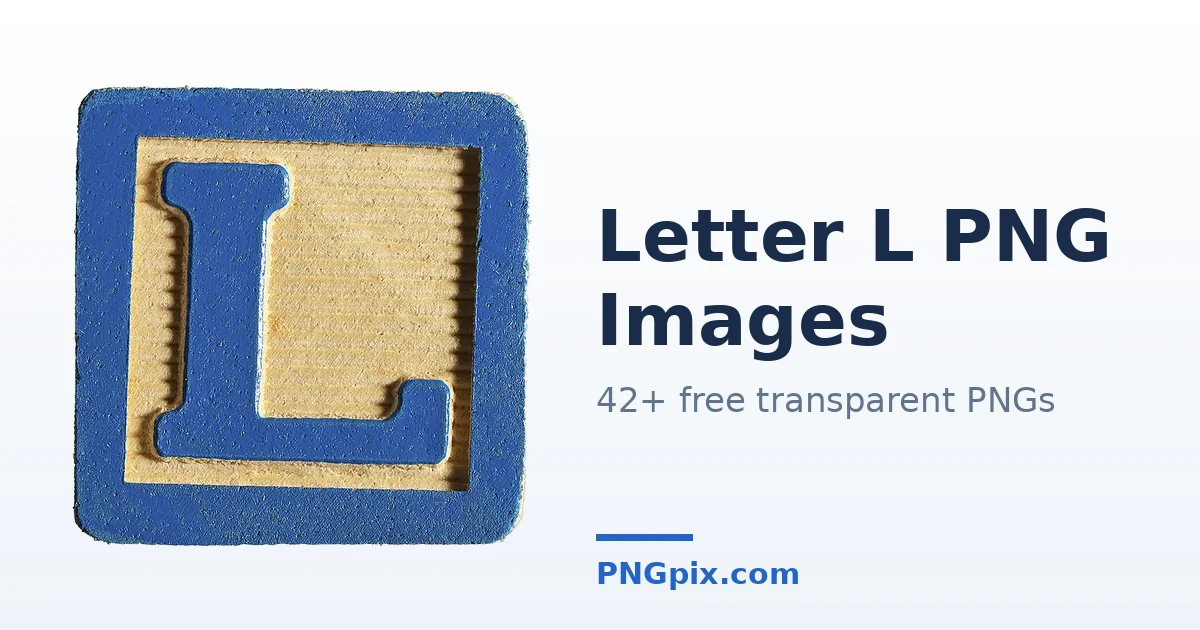 Letter L PNG images