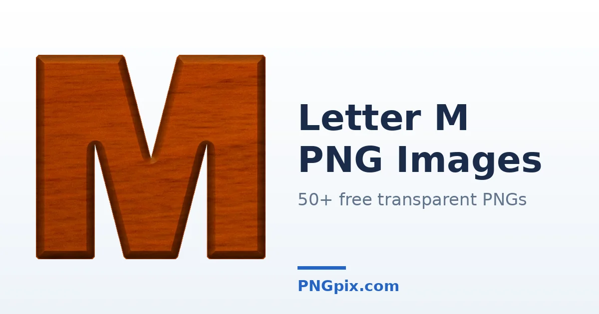 Letter M PNG images