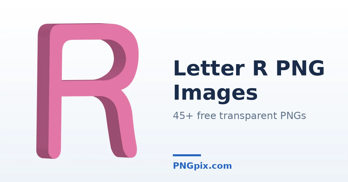 Letter R PNG images
