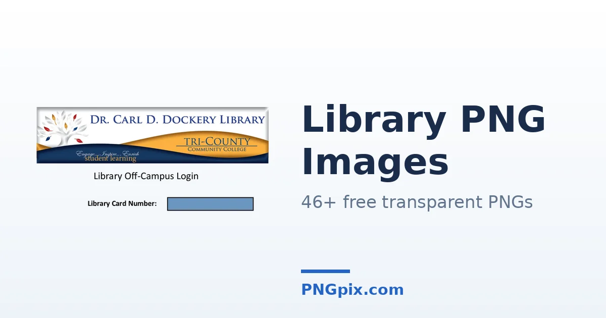 Library PNG images
