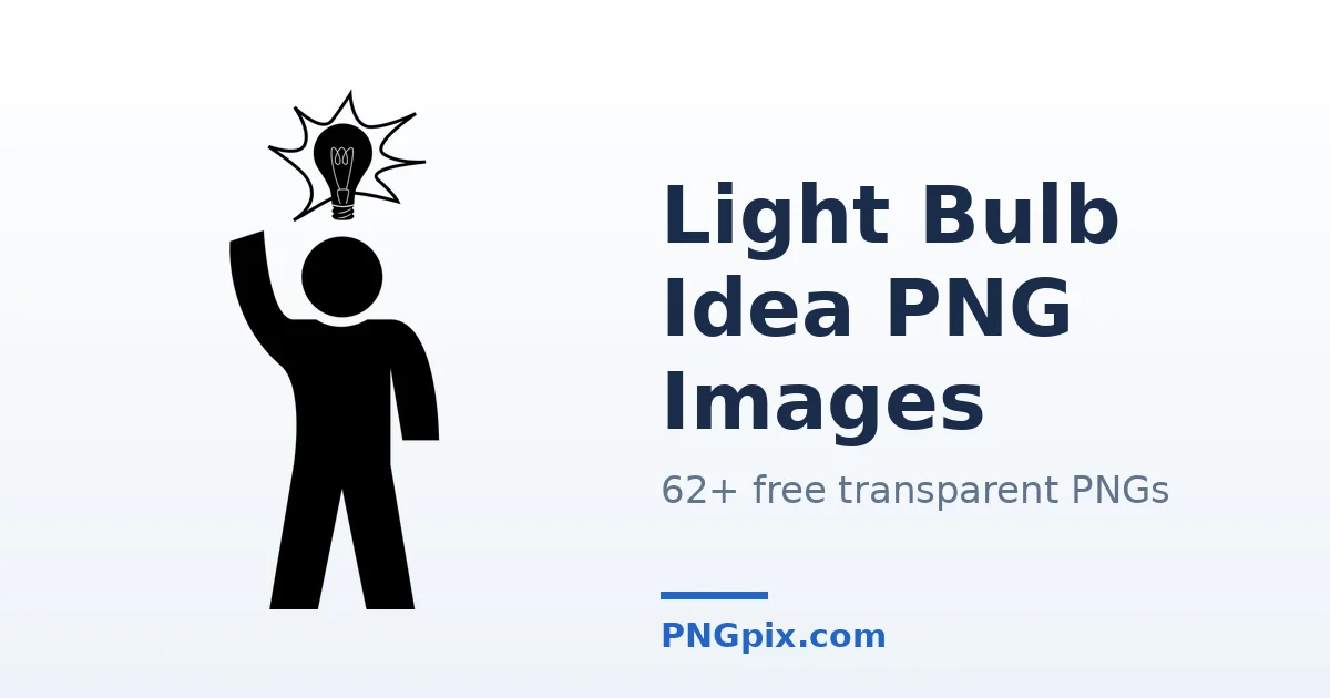 Light Bulb Idea PNG images