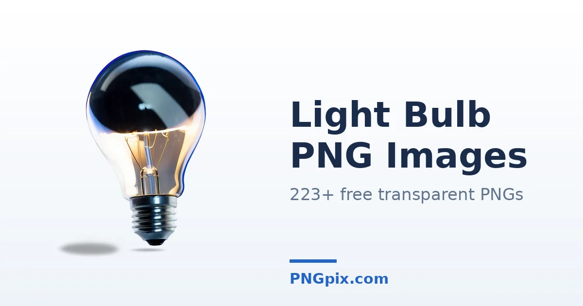 Light Bulb PNG images