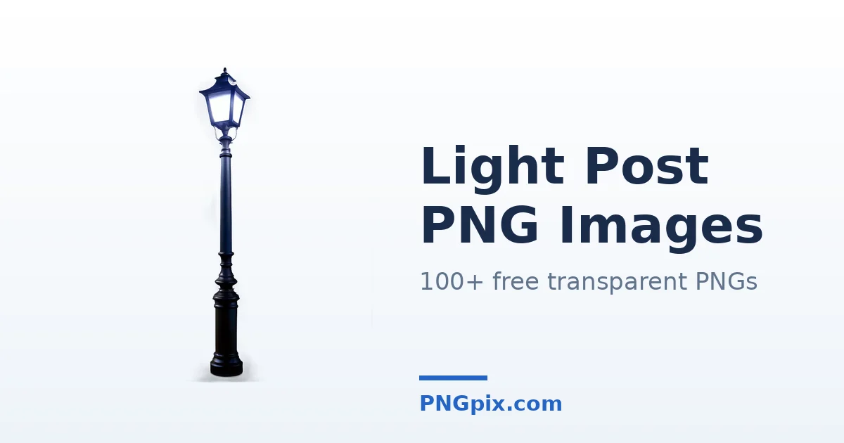 Light Post PNG images
