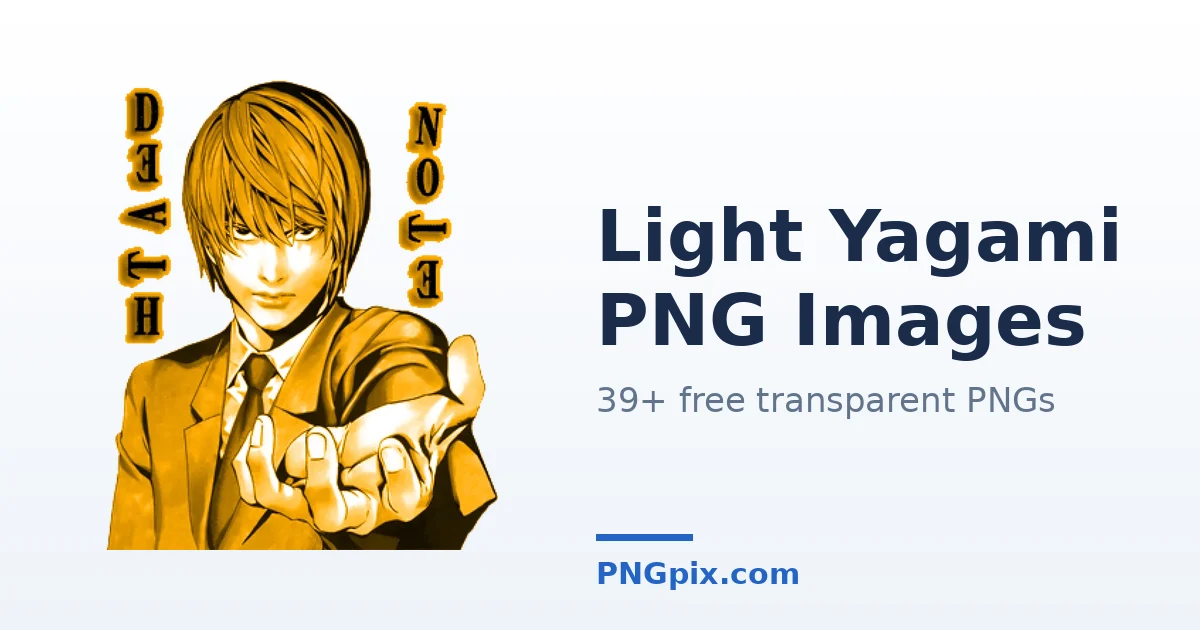 Light Yagami PNG images