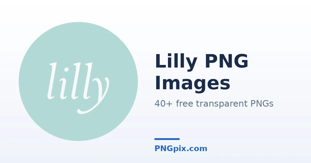 Lilly PNG images