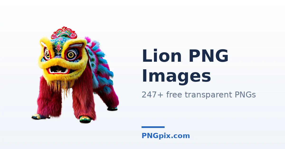 Lion PNG images