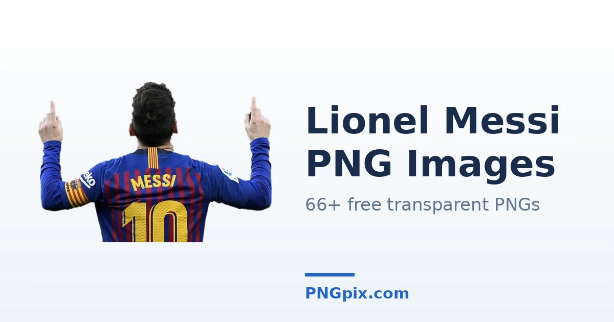 Lionel Messi PNG images