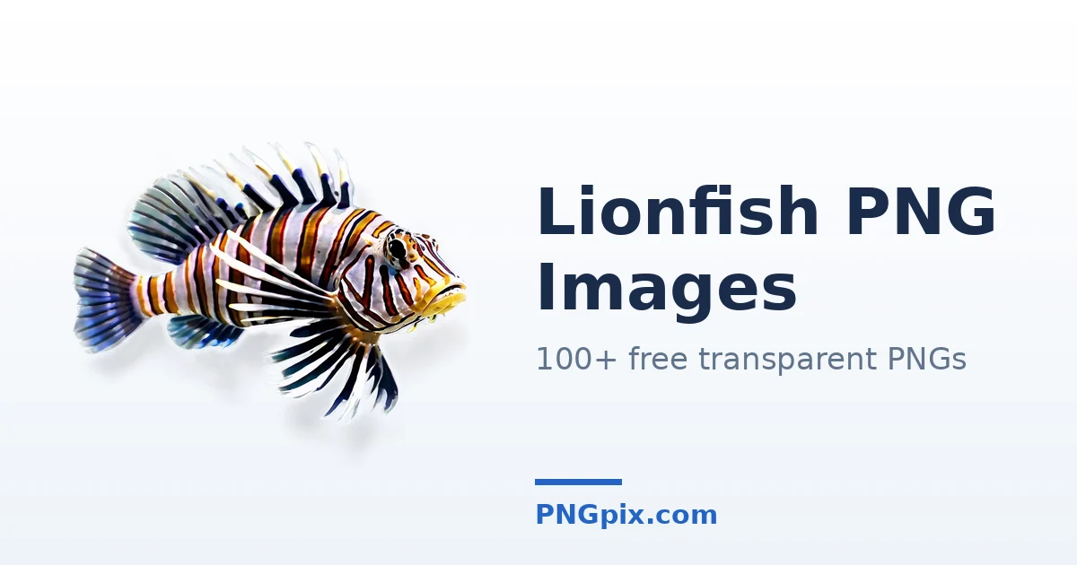Lionfish PNG images