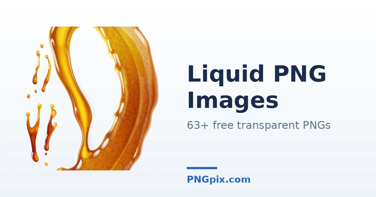 Liquid PNG images