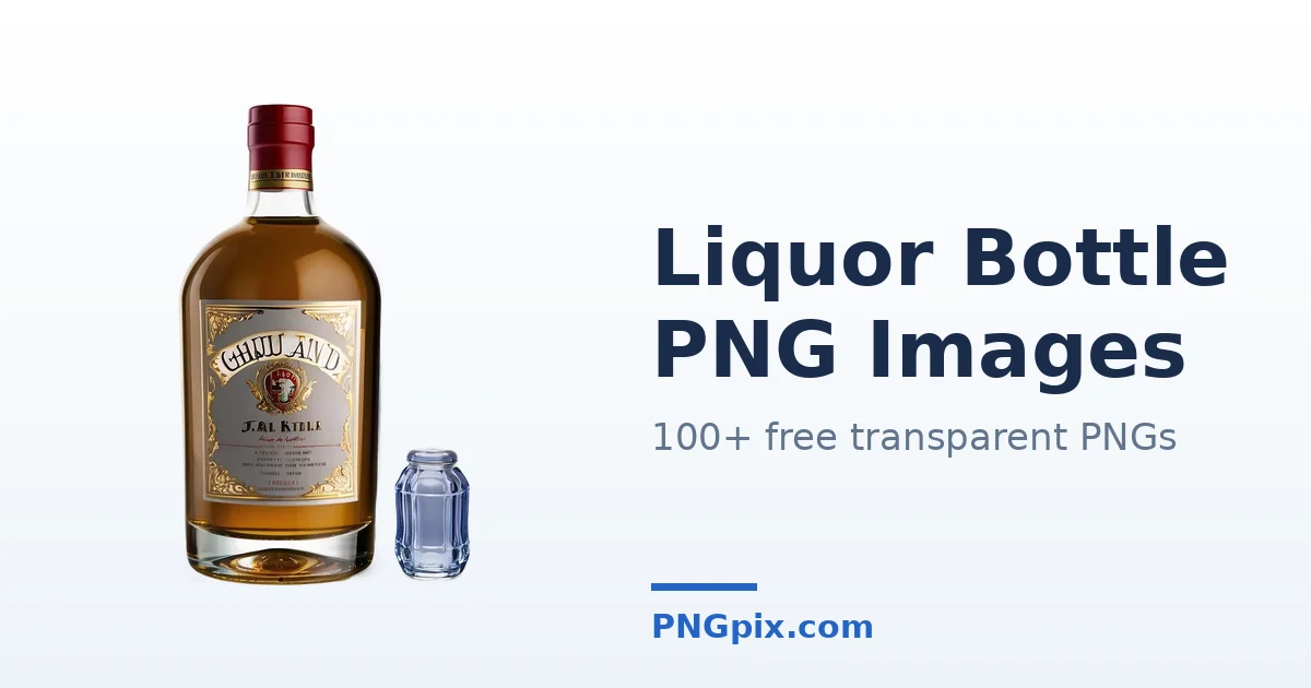 Liquor Bottle PNG images