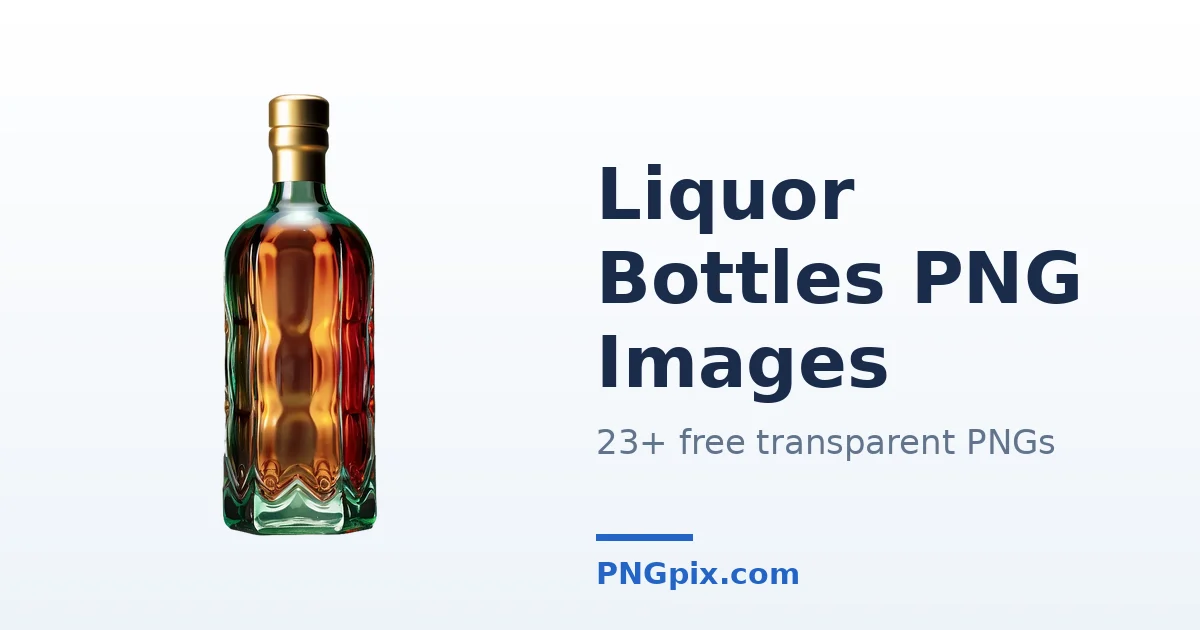 Liquor Bottles PNG images