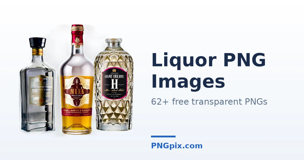 Liquor PNG images