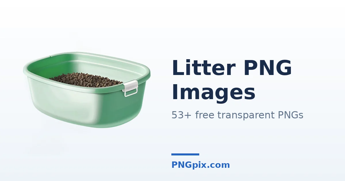 Litter PNG images