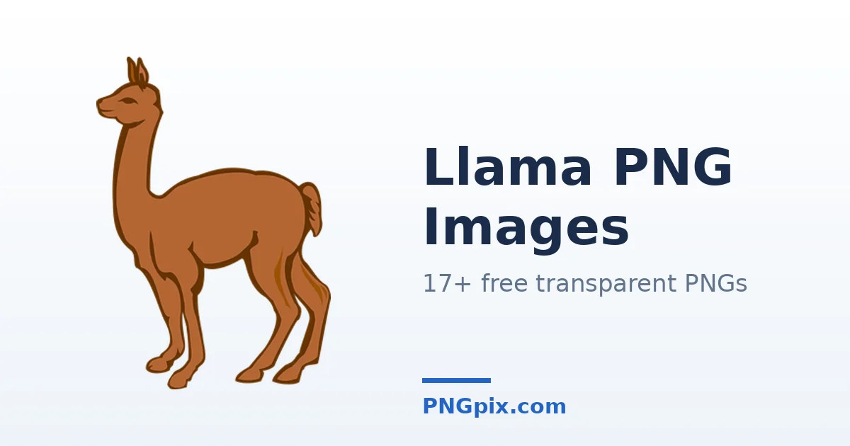 Llama PNG images