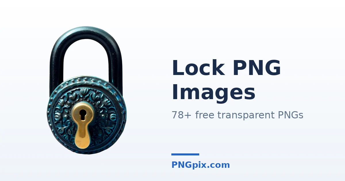 Lock PNG images