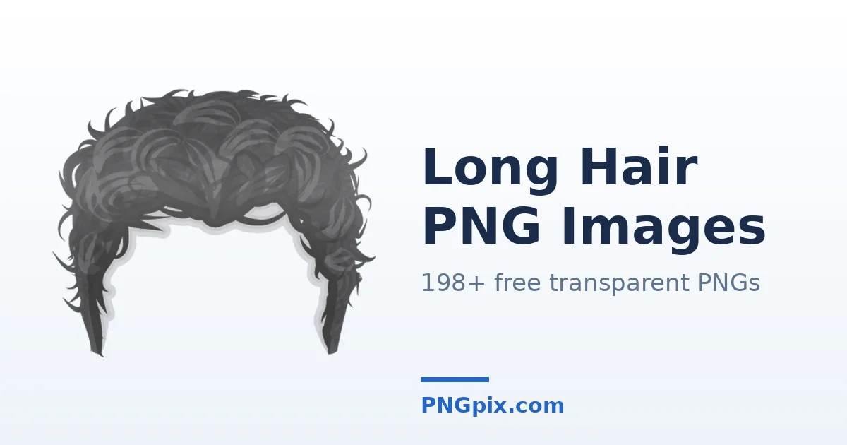 Long Hair PNG images