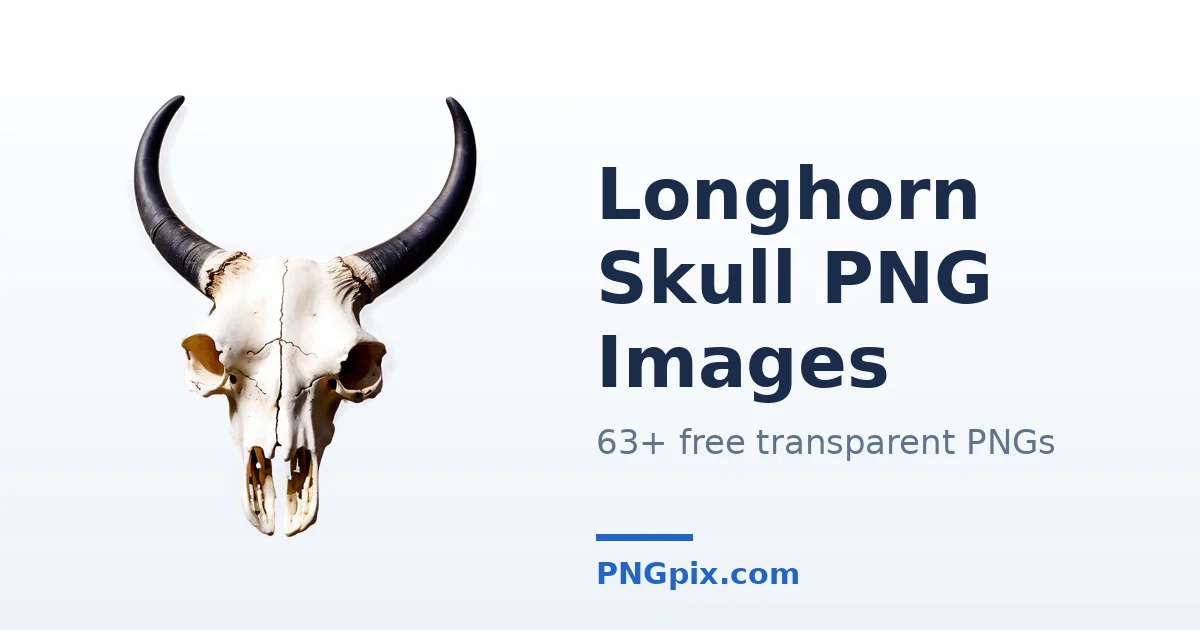 Longhorn Skull PNG images