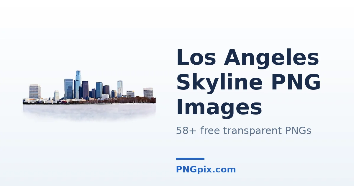 Los Angeles Skyline PNG images