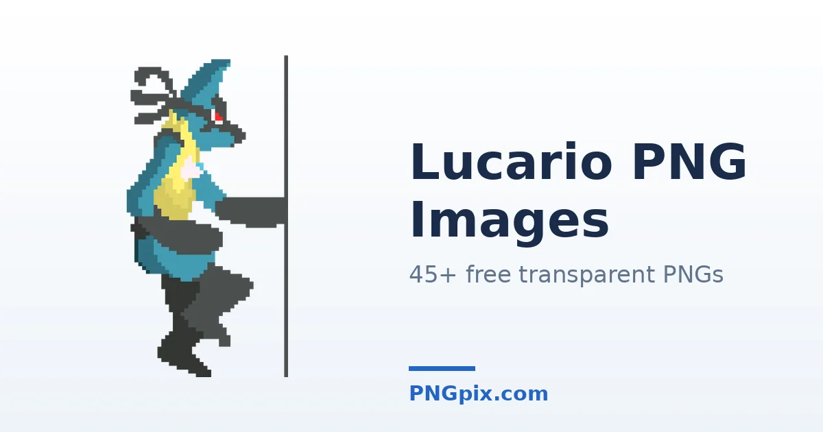 Lucario PNG images