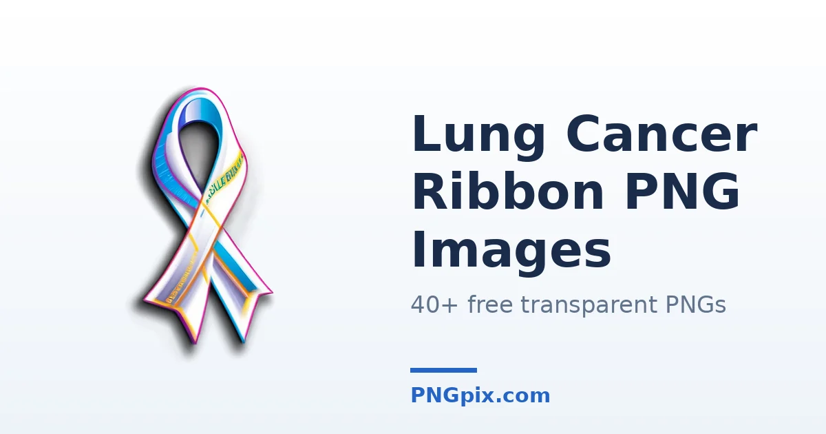 Lung Cancer Ribbon PNG images