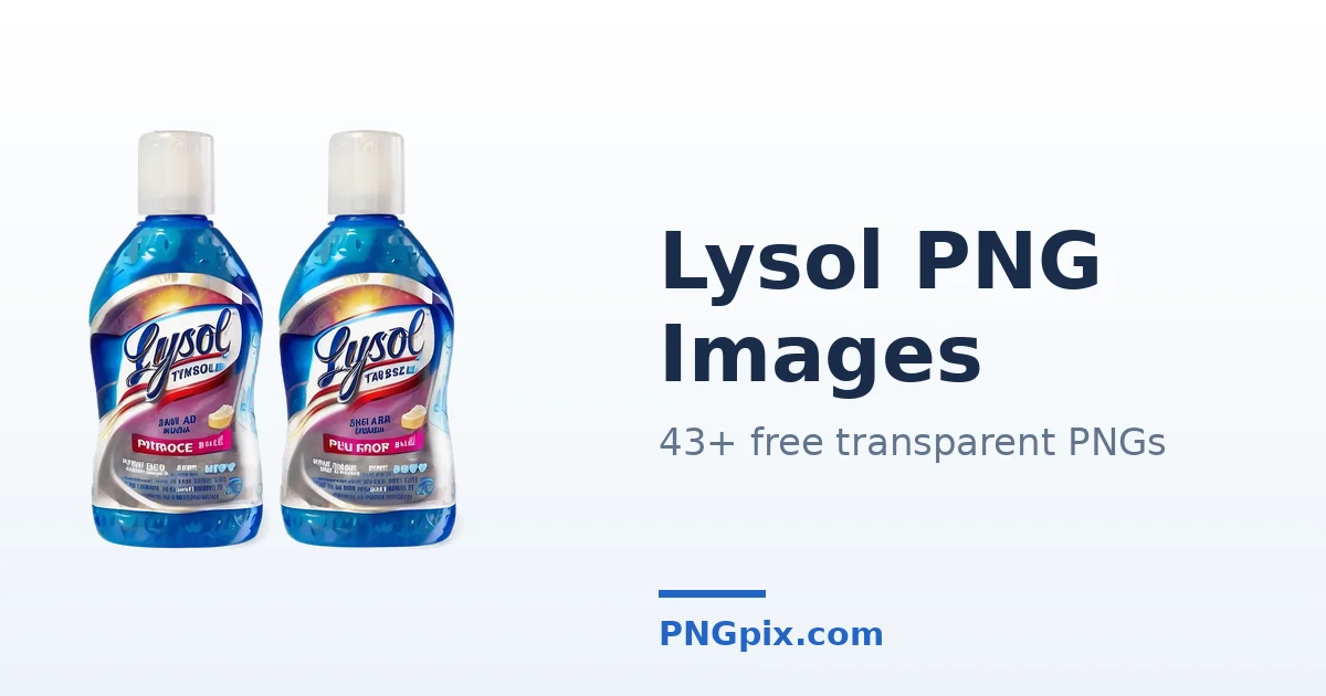 Lysol PNG images