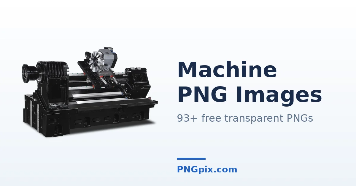 Machine PNG images