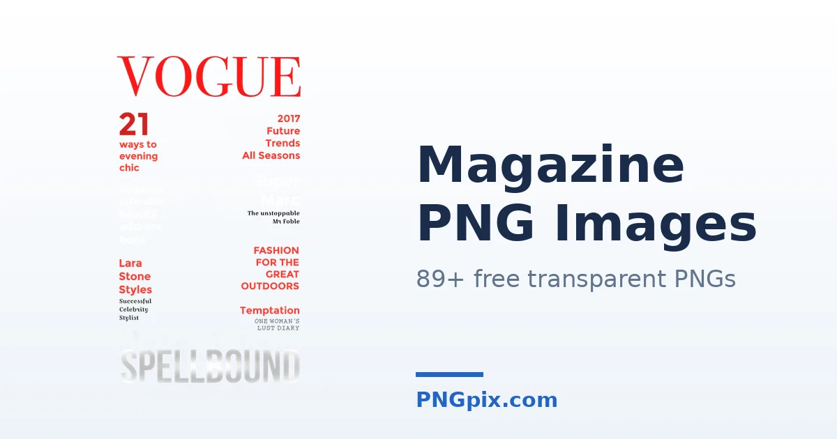 Magazine PNG images