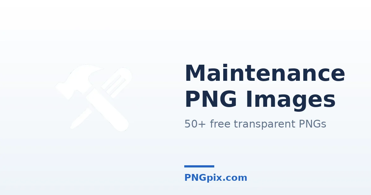 Maintenance PNG images