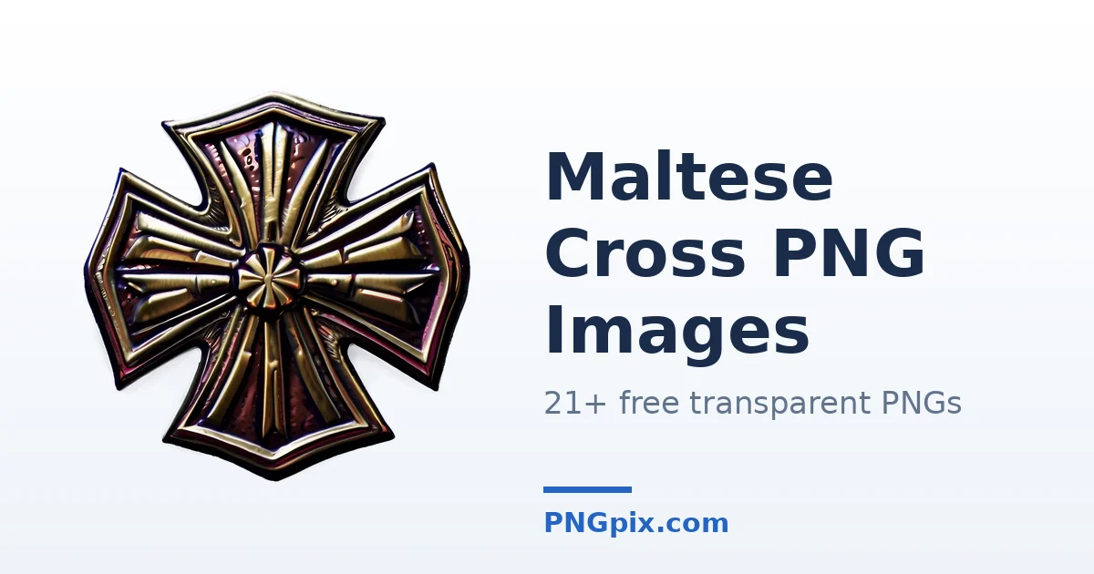 Maltese Cross PNG images