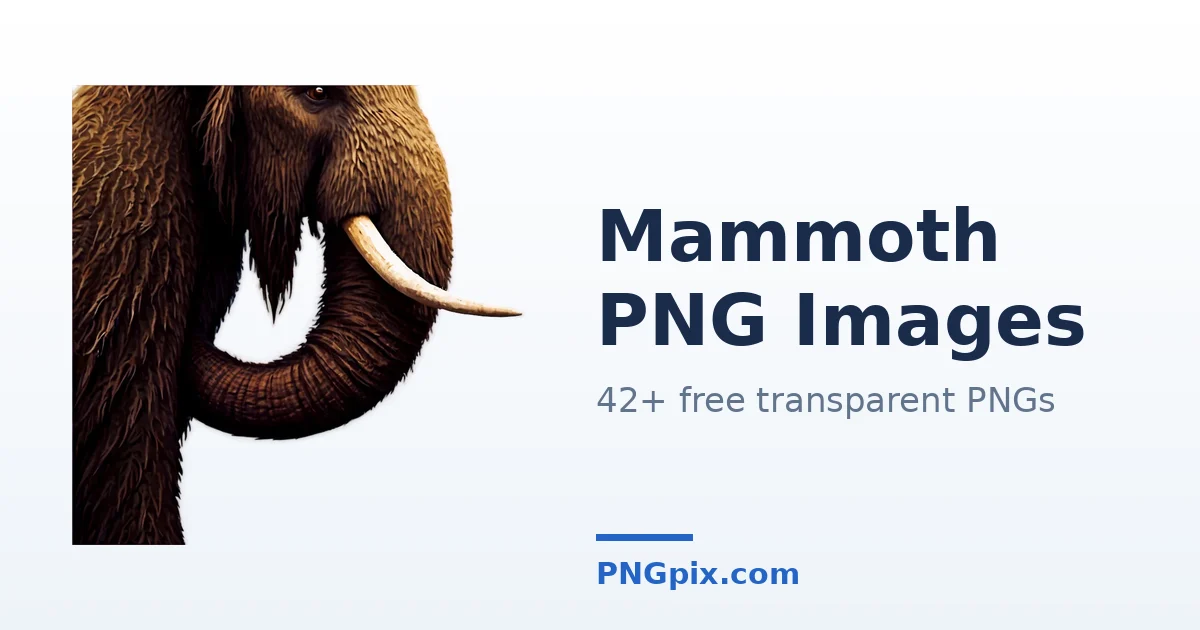 Mammoth PNG images