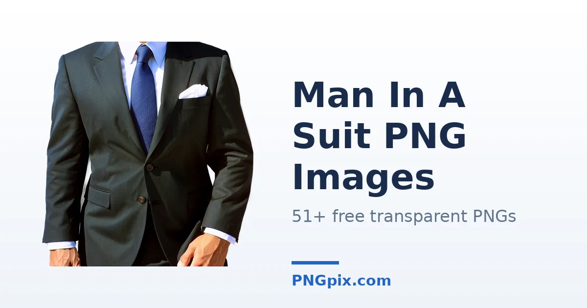 Man In A Suit PNG images